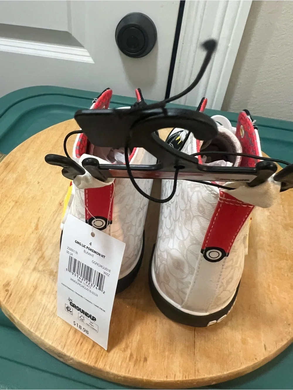 Pokémon Pikachu Kids' White High-Top Sneakers